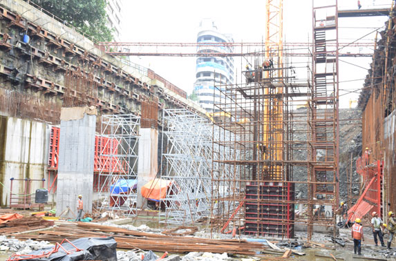 BKC Concourse slab shuttering