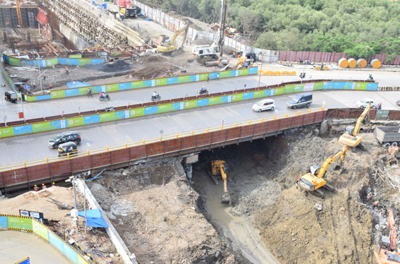 Excavation at ITO junction - BKC