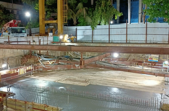 MIDC Station Roof Slab