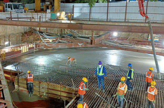 MIDC Station Roof Slab