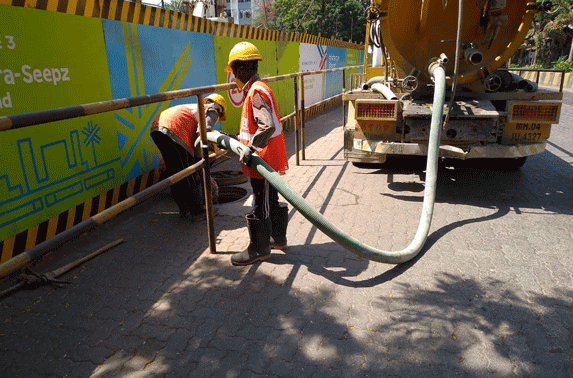 Monsoon Preparedness Works in Vidhan Bhavan Station