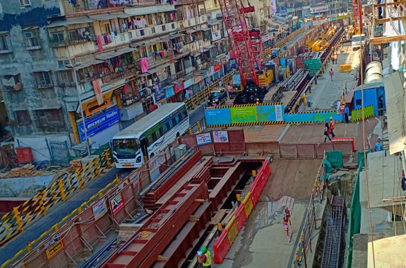 Grant Road Station - Traffic Deck Completed 