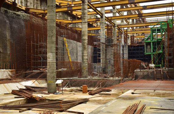 Slabs and wall reinforcement works - Science Museum