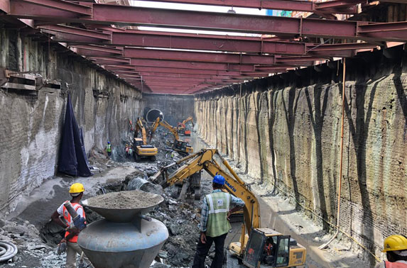 Santacruz Station Excavation