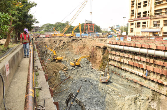 Vidyanagari Excavation Shaft