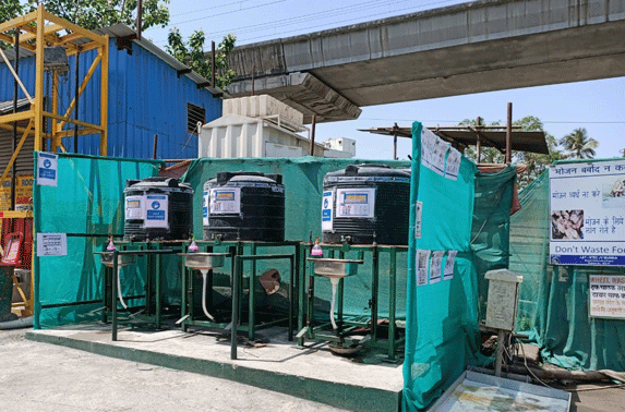 Hand Washing Area