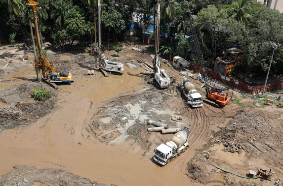 Siddhivinayak piling