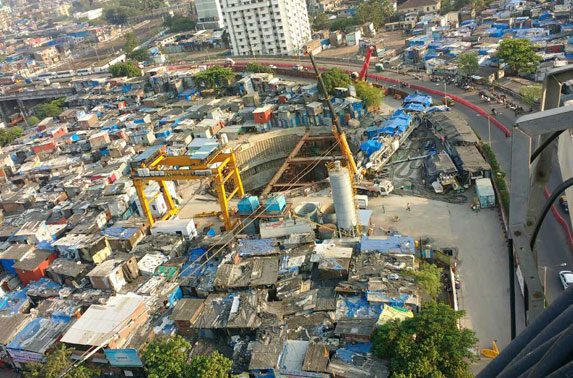 Aerial view of Nayanagar Site